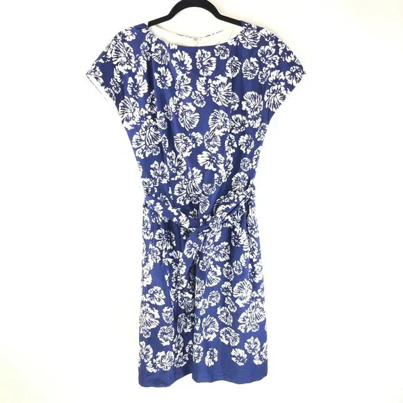 white christmas dresses Paneled Bodice Jewel Neck Midi Dress main image 0